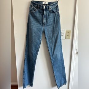 Abercrombie Curve Love Ultra High Rise 90s Straight Jean — LONG